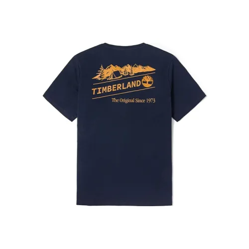 Timberland T-Shirts Men Dark Sapphire