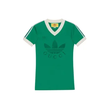 GUCCI x Adidas Originals T Shirt Unisex Green