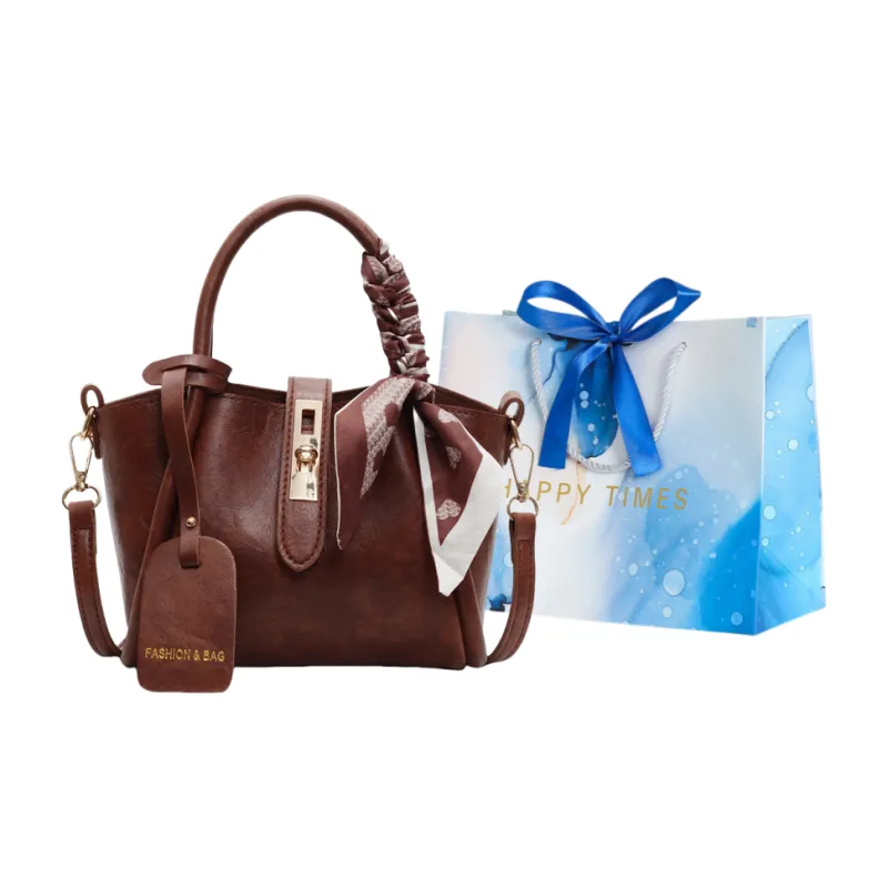 ROUNDOT PU Handbag Women's Multicolor-21
