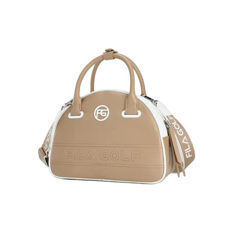 FILA Golf Series Polyurethane Shoulder Bag Crossbody Bag Handbag Extra Small Women's Tobacco Camel-2