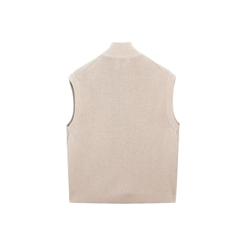 Massimo Dutti Vests Men White-1