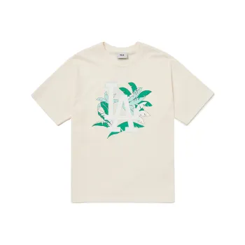 MLB Los Angeles Dodgers T Shirts Unisex Cream