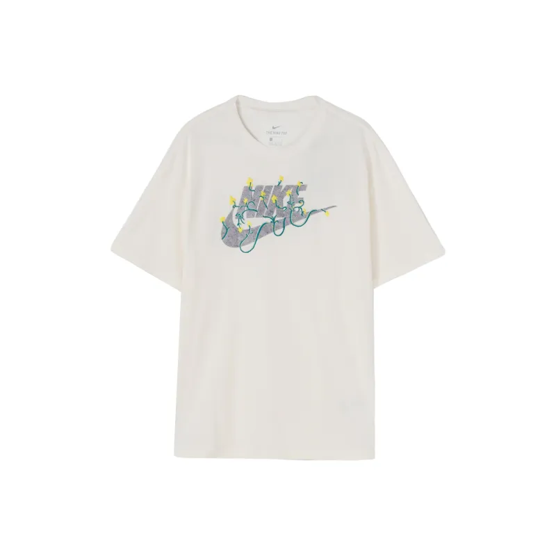 Nike T Shirts Men White-0