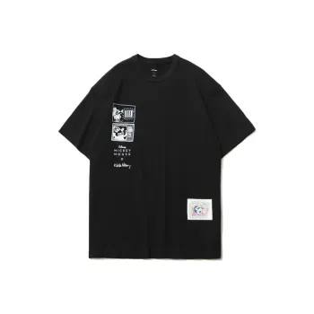LiNing x Disney T Shirt Men's Black