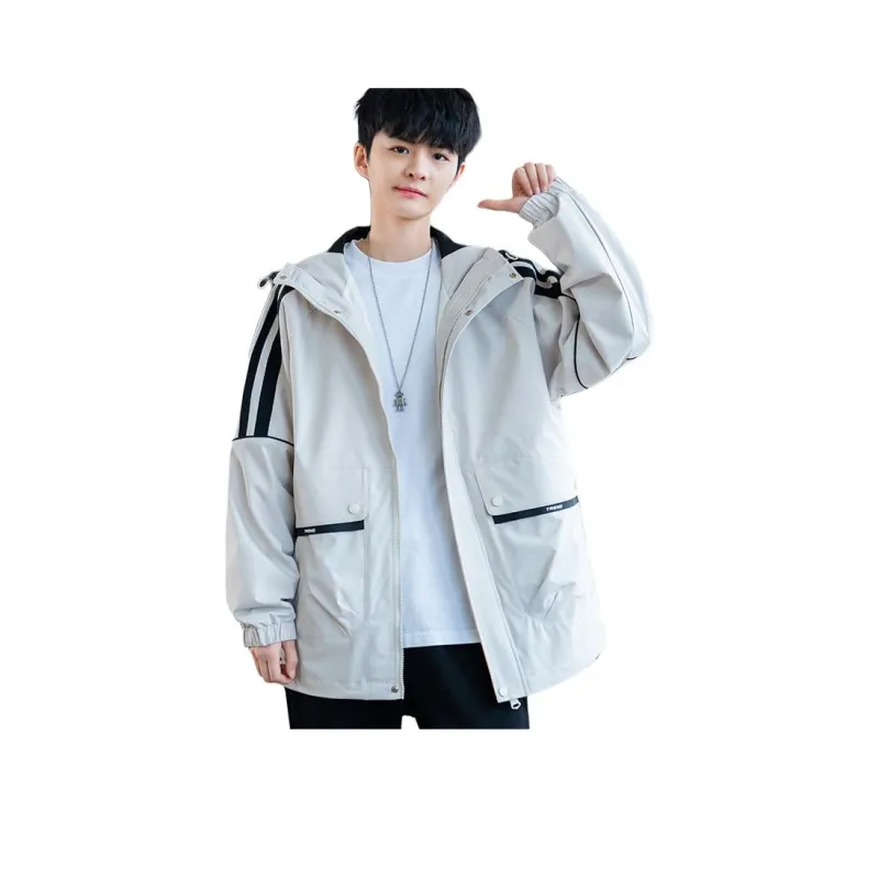 ANISAN Spring And Fall Season Jacket Stylish Hooded Coat Men's-6