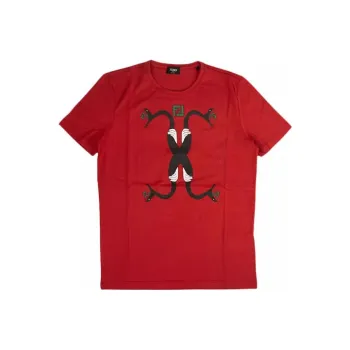 FENDI T-Shirts Men Red