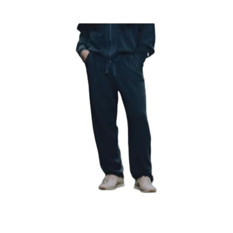 ZARA Samuel Ross Collaboration Knitted Sweatpants Men Marine Blue-0