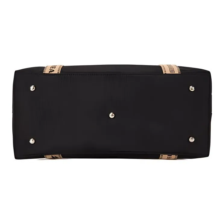 Dannybear Fabric Tote Bag Shoulder Bag Regular Unisex Black-2