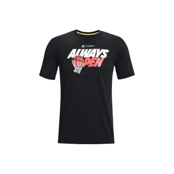 Under Armour Set in Sleeve T Shirt Men's Black