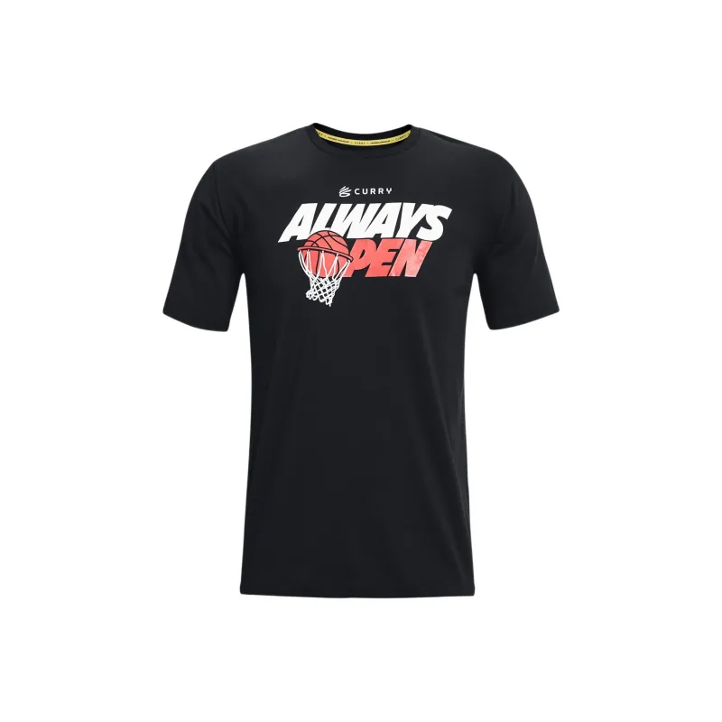 Under Armour Set in Sleeve T Shirt Men's Black-0