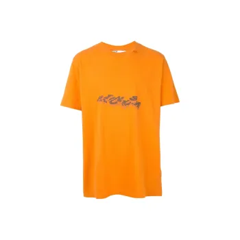 OFF WHITE SS22 T Shirts Men Orange