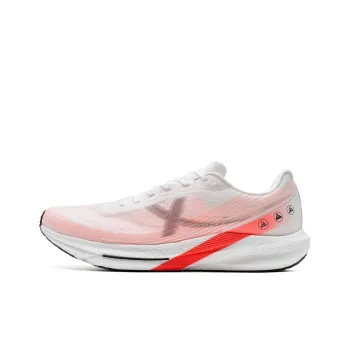 XTEP Cushioned Slip Resistant Support Low Top Training Running Shoes Men's White Red Black
