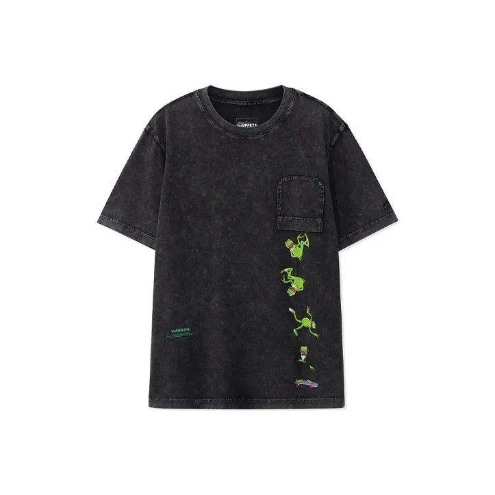 LiNing x Disney T Shirt Men's Black-0