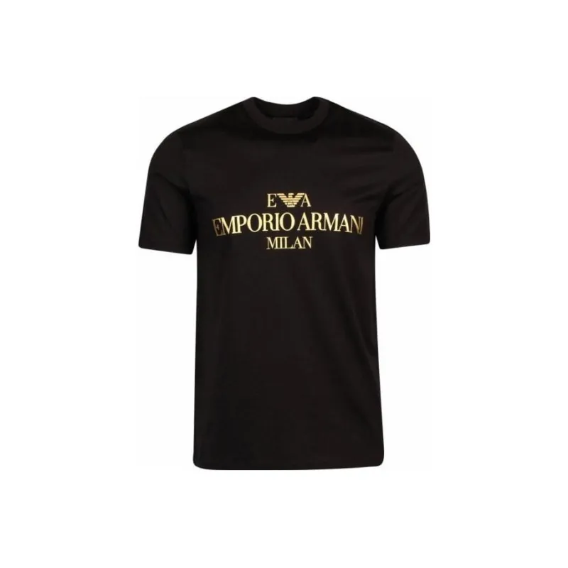 EMPORIO ARMANI T Shirts Men Black-0