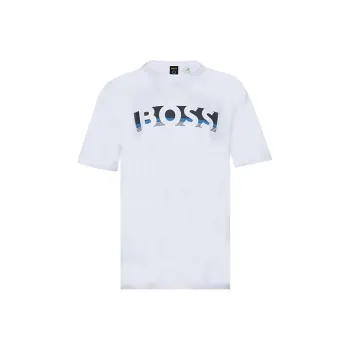 HUGO BOSS Short Sleeved T Shirts Men's White