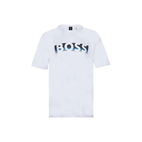 HUGO BOSS Short Sleeved T Shirts Men's White