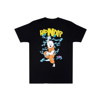 RIPNDIP Drop Shoulder Sleeve T-Shirt Men's Black