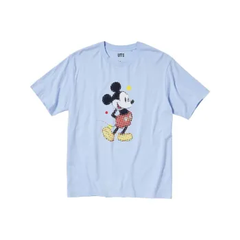 Disney X UNIQLO X Disney Co branded SS23 T Shirts Unisex Light Blue