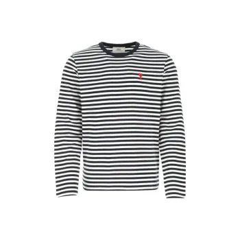 AMIPARIS De Coeur Marinière T Shirt