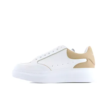 Alexander McQueen Low Top Skateboard Shoes Women's Pure White