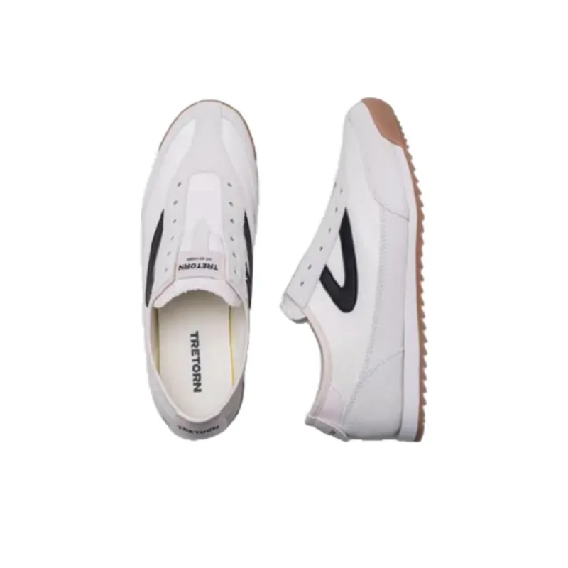 TRETORN Low-Top Casual Shoes Unisex White Black-3