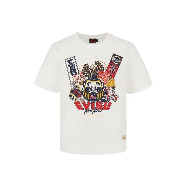 EVISU T-Shirts Men White-0