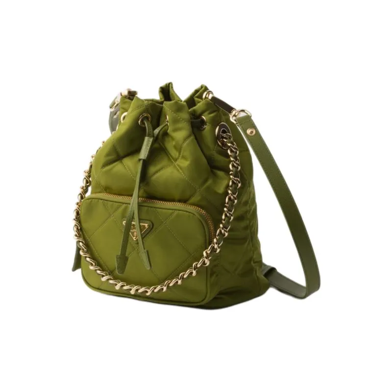 PRADA Re Nylon Recycled Polyamide Shoulder Bag Women's Ivy Green-2