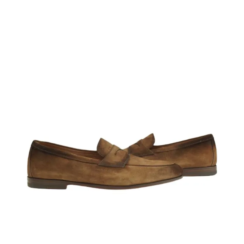 Santoni Suede Loafers-2