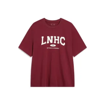 LiNing Sports Fashion Collection T Shirt Unisex Bicycle Red