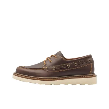 CAT Boat Shoes Men's Dark Brown