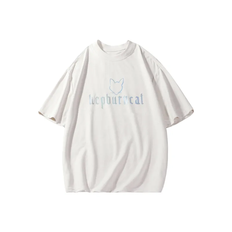 Hepburn Cat T-Shirts Unisex-6