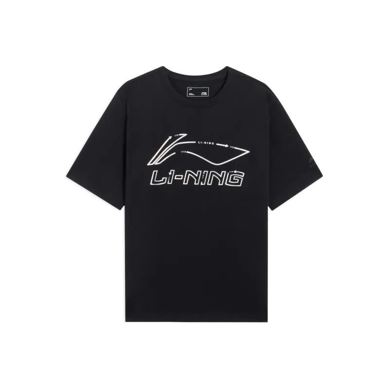 LiNing Sports Fashion Collection T Shirt Men's Black-0