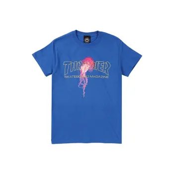 Thrasher T Shirts Unisex Blue