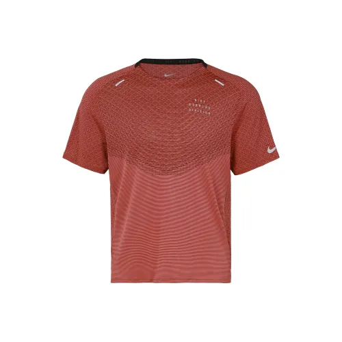 Nike T Shirts Men Light Red
