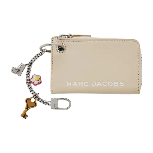 MARC JACOBS Leather Wallet Women's Cloud White