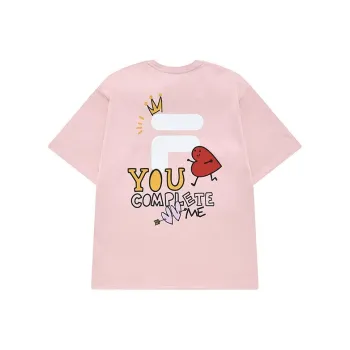 FILA FUSION SS22 T Shirt Unisex Pink