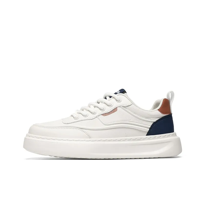 JKEM Cushioned Wear Resistant Height Increasing Low Top Skateboard Shoes Men's-5