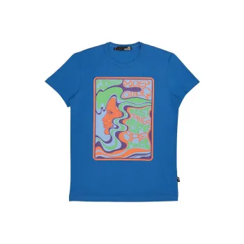 MOSCHINO T Shirts Men Blue