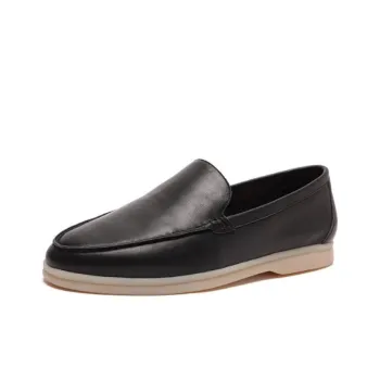Ruomini Men's Casual Shoes Men Low Top Black, Coffee, Dark Blue, Brown, Light Apricot, White