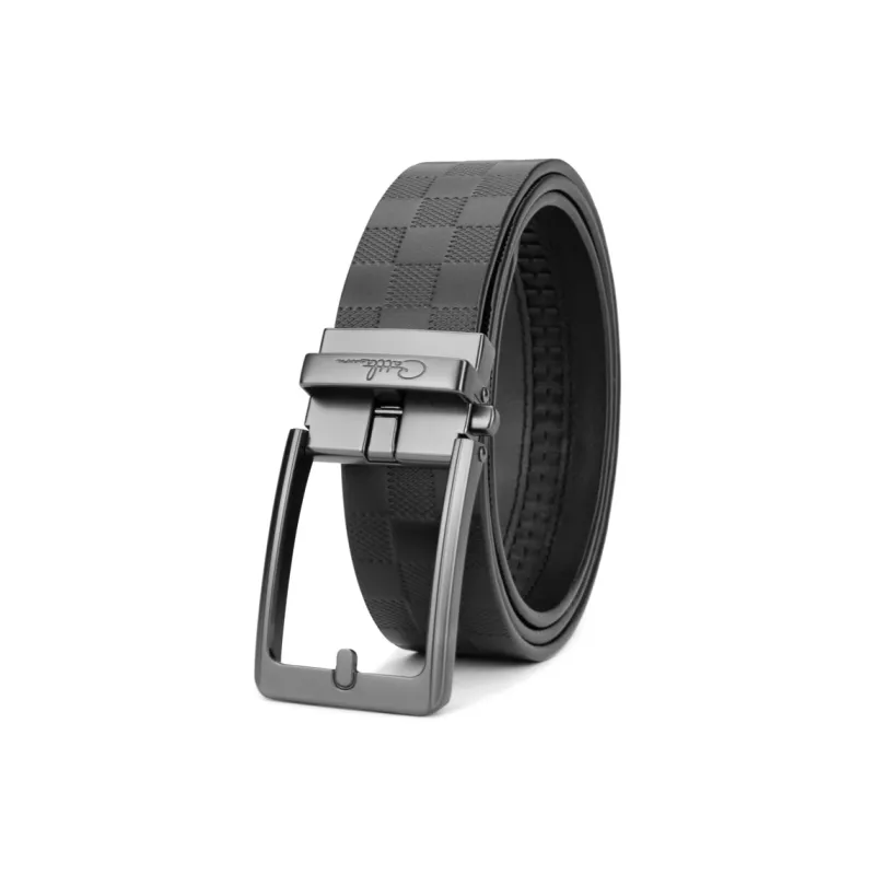 Cows Reign Top Grain Cow Leather Belts Men's 3.4CM-5