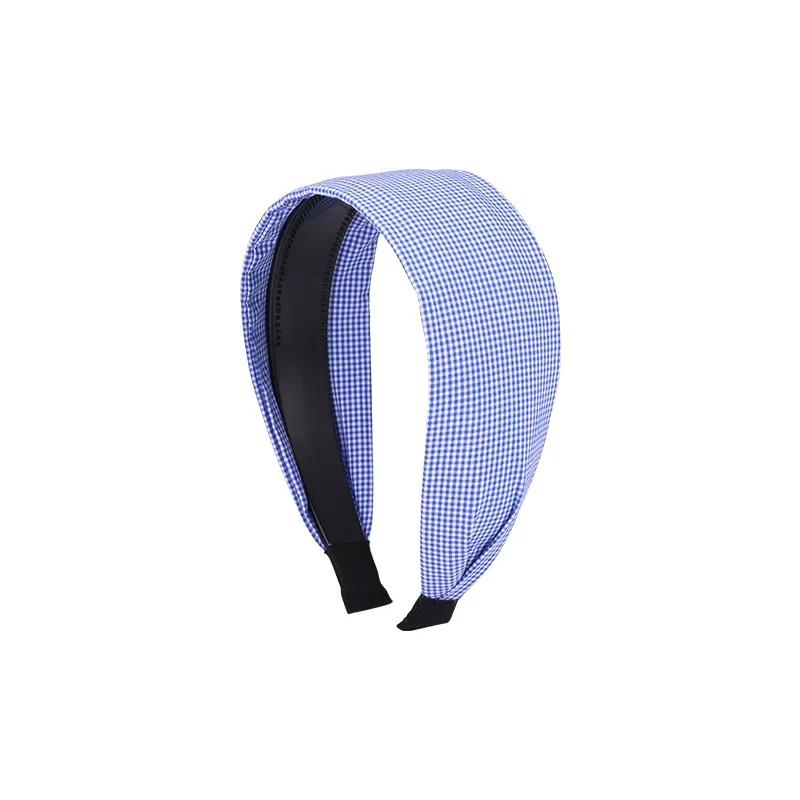 NICERURU Wide Band Plaid Headbands Women's-1