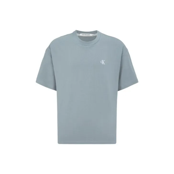 CALVIN KLEIN T-Shirt Unisex Gray Blue-0