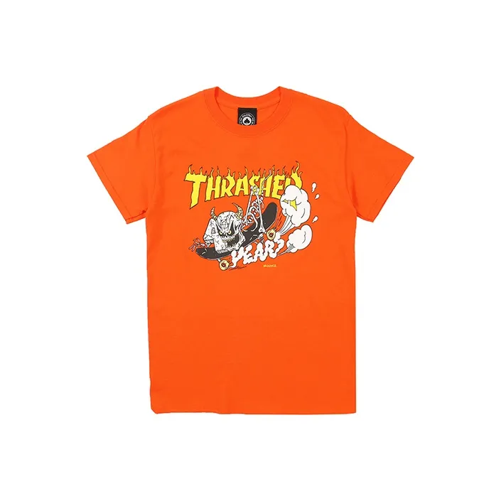 Thrasher T Shirt US Version Unisex Orange-0
