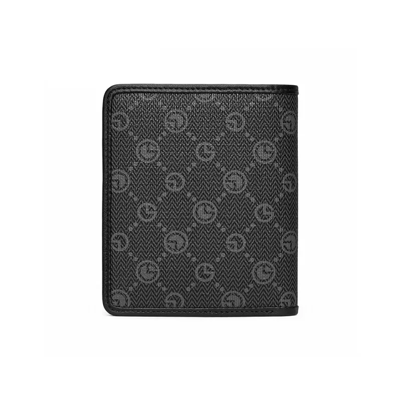 GOLDLION PVC Wallet Men's Black-8