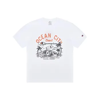 Champion SS22 T Shirt Unisex White