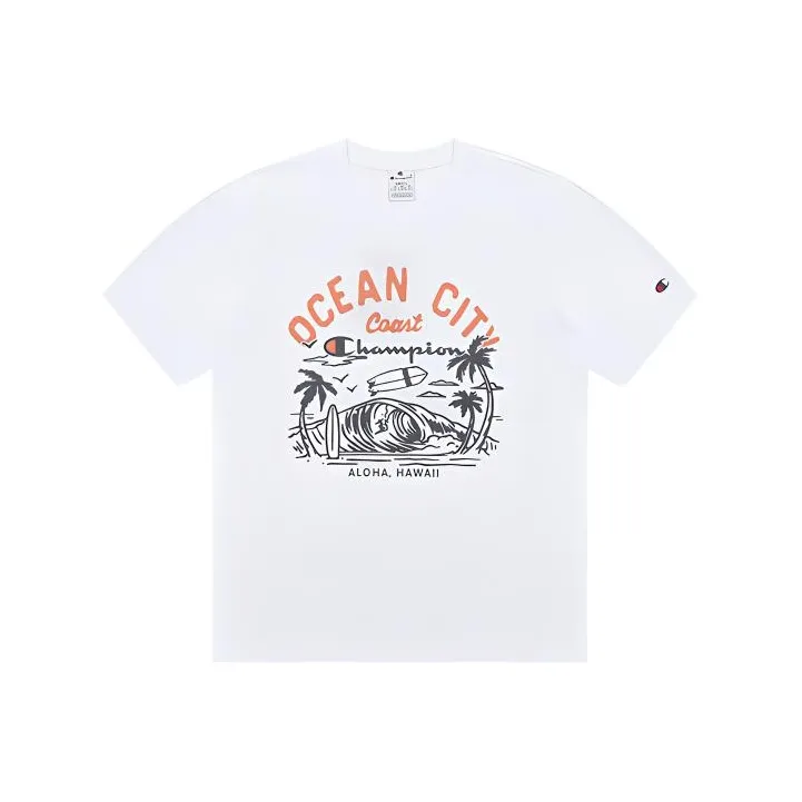 Champion SS22 T Shirt Unisex White-0