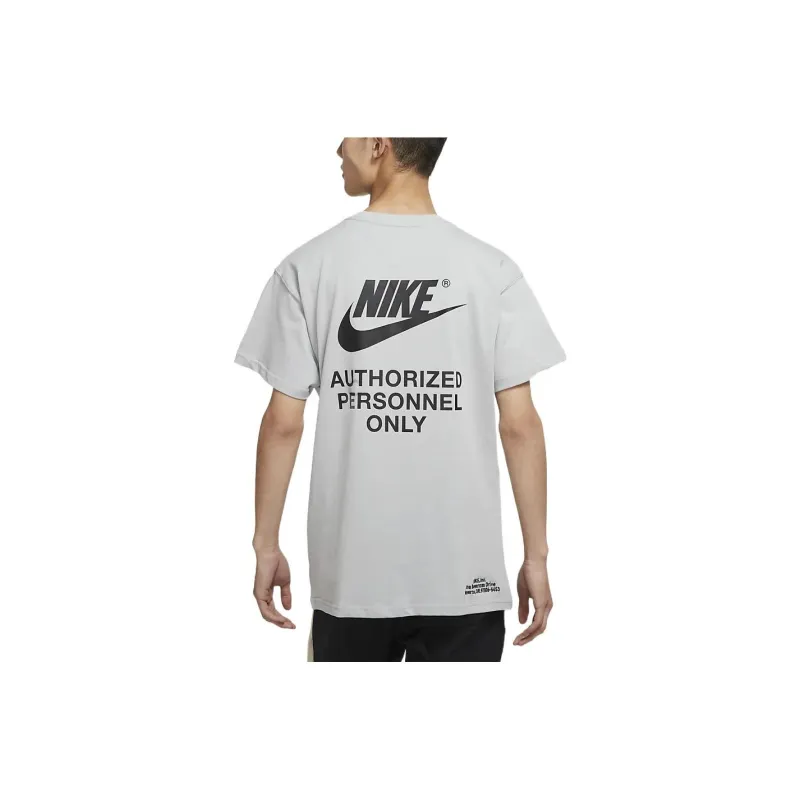 Nike T Shirts Men Gray-0