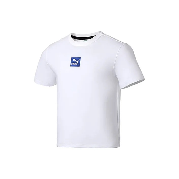 PUMA T Shirts Unisex White-0