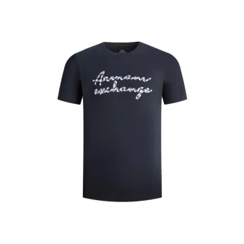 ARMANI EXCHANGE T Shirts Men Navy Blue