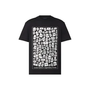 LOUIS VUITTON New Quarterly Products Of LV FW22 T Shirt Men's Black